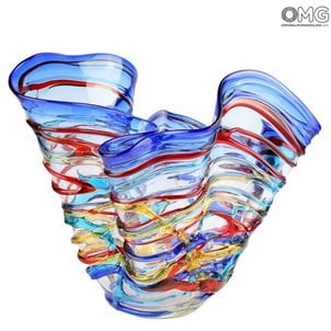 Centrotavola Arlecchino - Blu - Original Murano Glass