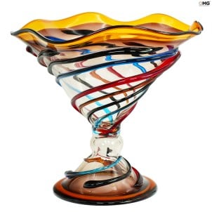 Cup King - Jarrón de cristal - Cristal de Murano original OMG