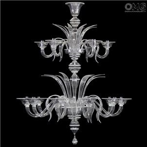 Venetian Chandelier Navagero - Lance - Murano Glass - 12+6 lights