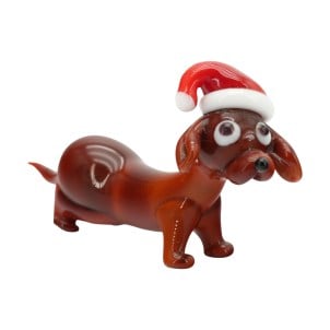 dachshund_brown_christmas_glass_miniature_original_murano_glass_om
