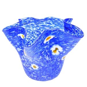 damian_centerpiece_blu_fazzoletto_murrine_original_ Murano_glass_omg