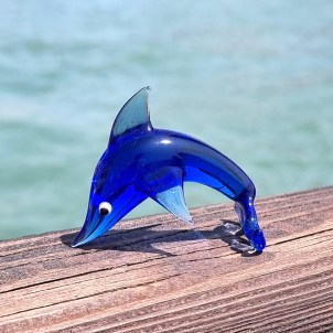 Blue Dolphin - Original Murano Glass OMG