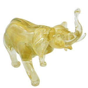 Gold Elephant - Sculpture - زجاج مورانو الأصلي OMG