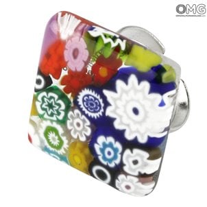 Anillo Ester - con millefiori - Cristal de Murano original OMG ester_ring_original_murano_glass_01