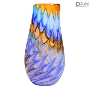 Falling Sun - Vase - Original Muranoglas