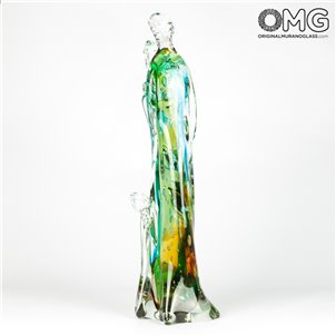 family_in_love_glass_sculpture_murano_glass_green_3