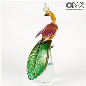 female_parrot_gold_leaf_original_murano_glass_2