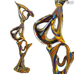 Color Spalsh Slimer - Zusammenfassung - Murano Glass Sculpture