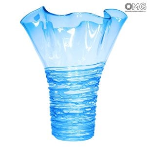 filante_napkins_vase_light_blue_original_ Murano_glass_1