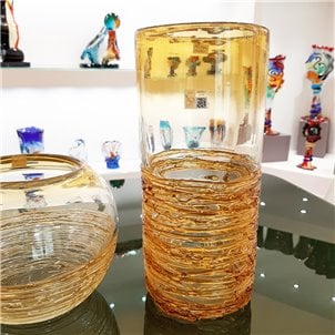 filante_tube_vase_amber_original_murano_glass_2