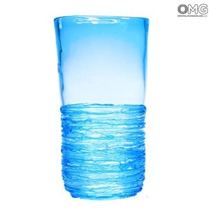 filante_tube_vase_light_blue_original_ Murano_glass_1
