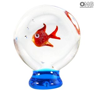 Fischball Aquarium - Original Murano Glas OMG