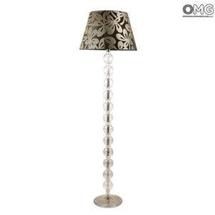 Lámpara de pie Orchid - Vidrio soplado de Murano original