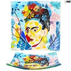 Frida - Frida Kahlo Tribute - Verre de Murano original OMG