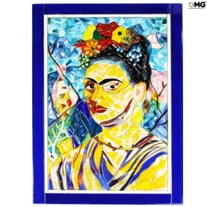 Frida - Tributo exclusivo a Frida Kahlo - Original - Murano - Vidrio - omg
