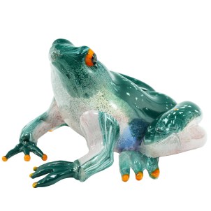 frog_darkgreen_original_murano_glass_omg1