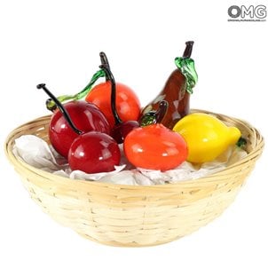 Mélange de fruits - Verre de Murano Original OMG