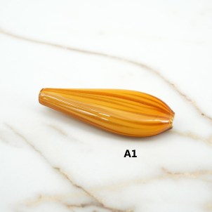 Murano glass Beads - Amber & Aventurine 