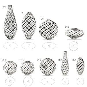 glass_beads_twisted_black_white_original_murano_glass