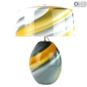 Tischlampe Jupiter - Geblasenes Original Murano Glas