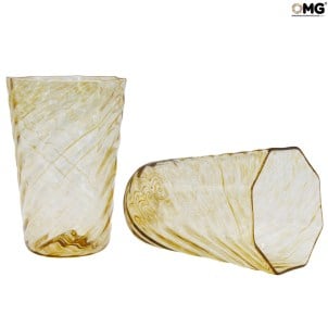glasses_amber_octagonal_original_murano_glass_omg_venetian_itally4