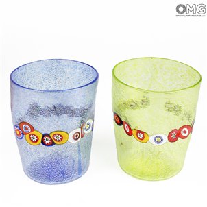 Set of 2 Drinking glasses - goto - Original Murano Glass OMG