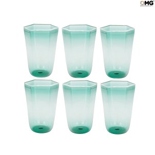 glasses_octagonal_shot_green_original_murano_glass_omg_venetian