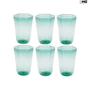 glasses_octagonal_shot_green_original_murano_glass_omg_venetian