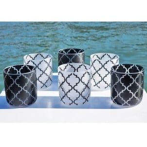 glasses_set_black_white_arabian_fantasy_original_murano_glass_omg62