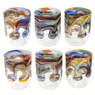 glasses_set_multicolor_lava_murano_glass_omg