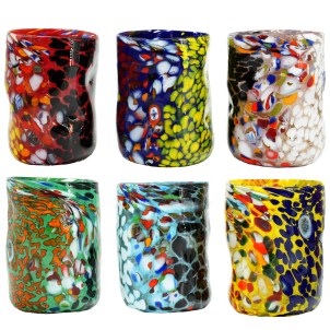 Glaswaren_Gläser_Becher_Farbe_Murrine_Glas_Original_Murano_Glas_Diego