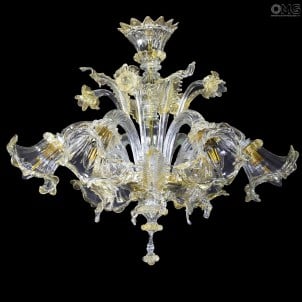 lustre_floral_dourado_murano_vidro_1