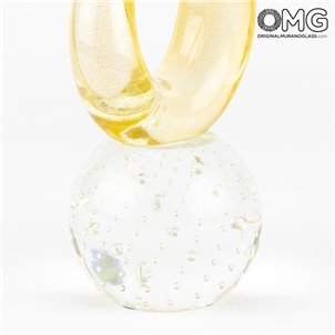 gold_love_knot_murano_glass_5