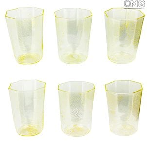 gold_octagonal_drinking_glasses_omg_murano_glass