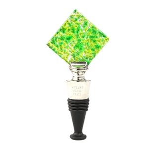 سدادة الزجاجة خضراء - زجاج مورانو الأصلي OMG® + صندوق هدايا