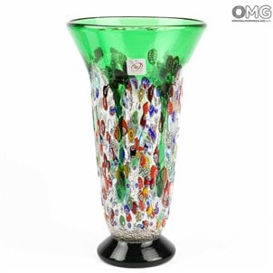 green_edera_murano_glass_vase