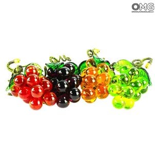 Uva - Original Murano Glass OMG green_grape_bunch_murano_glass_2