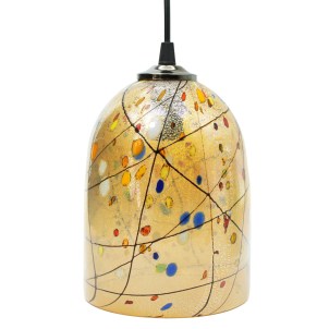Sospensione Mirò - Beige - Original Murano Glass