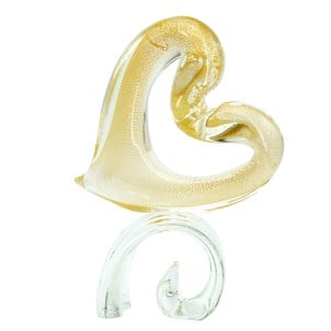 Herz_Gold_Skulptur_Wellenbasis_Original_Muranoglas