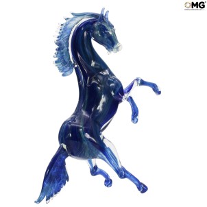 horse_blu_sculpture_original_murano_glass_omg
