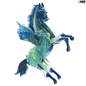 Pegasus - Blue Marine - Original Muranoglas OMG Pegasus - Blue Marine - Original Muranoglas OMG