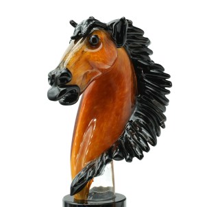 Pferdekopfskulptur_Geist_Original_Muranoglas_oh mein Gott
