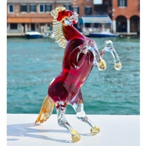 horse_red_gold_orginal_murano_glass_omg7