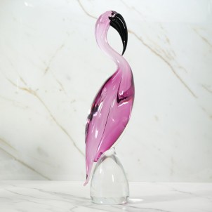 ibis_bird_modern_sculpture_original_murano_glass_omg