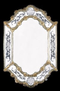 ibis_flower_gold_mirror_original_murano_glass_omg