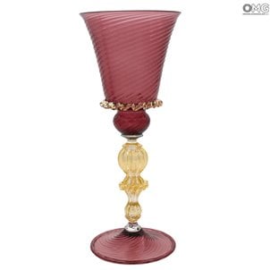 Venezianischer Becher - Rubin - Original Murano Glass OMG Venezianischer Becher - Rubin - Original Murano Glass OMG