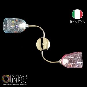 Италия iTaly - Бра 2 лампы - Муранское стекло - Разные цвета