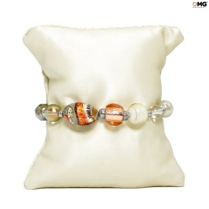 Armband Mary - Gold und Silber - Original Muranoglas OMG Armband Mary - Gold und Silber - Original Muranoglas OMG