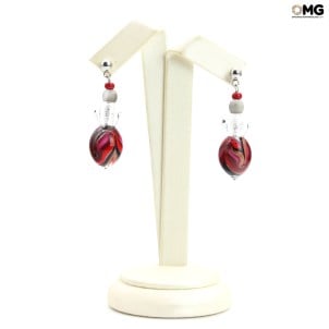 joyas_pendientes_rojo_original_murano_glass_omg_venetian_gift