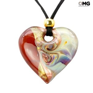 Pendant collection Necklace Artists Masters - Renoir - Orignal Murano Glass OMG 